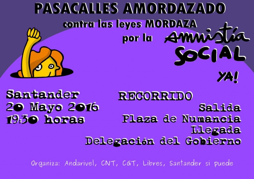 cartel amnistia social