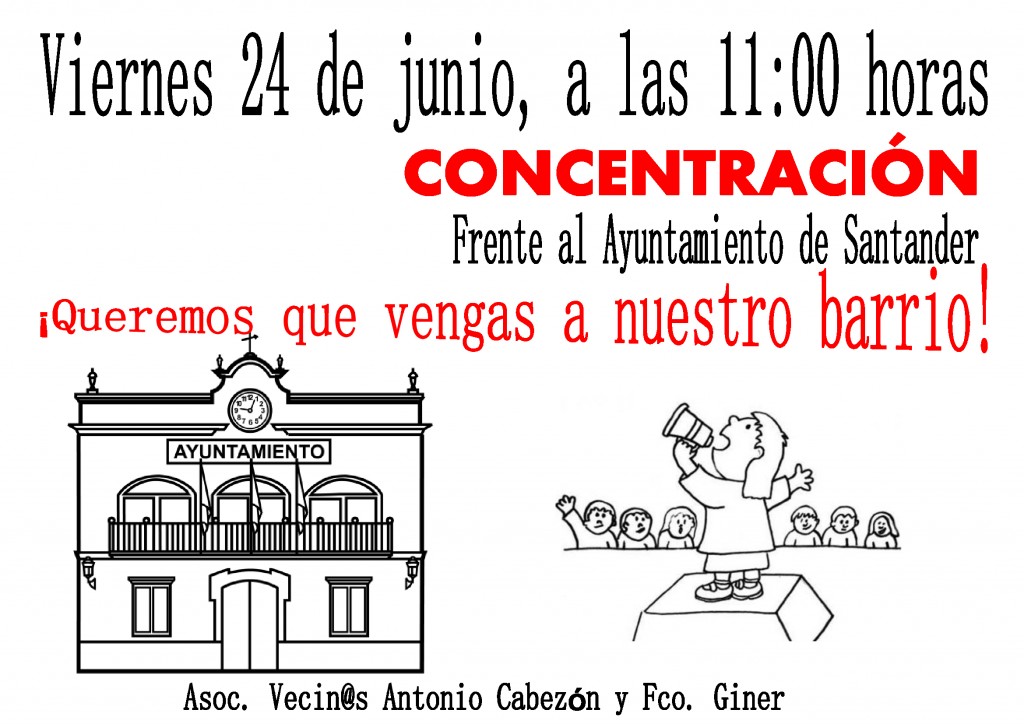 CARTEL CONCENTRACIÓN 24 JUNIO